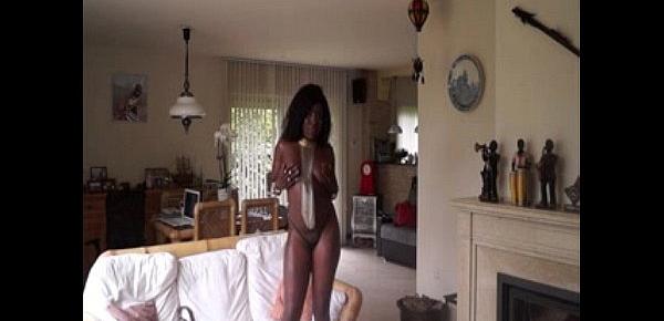  Ebony beauty strips - Message me from fuck her at met her on my fuck at date her
